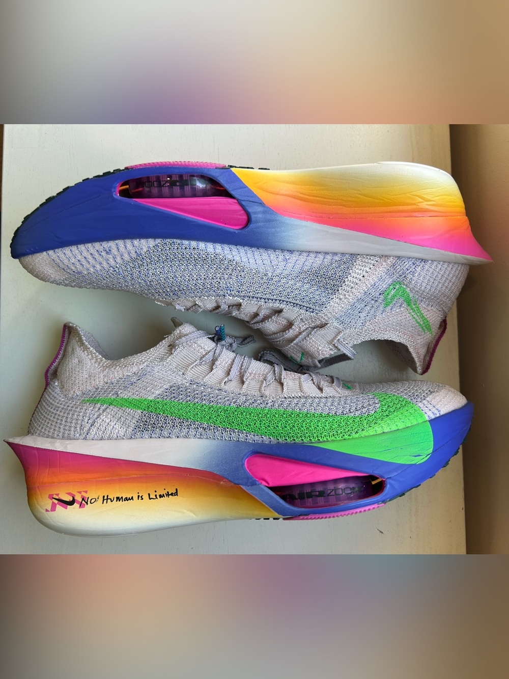Nike Air Zoom Alphafly 3 Eliud Kipchoge “No Human Is Limited” - Men’s 10.5